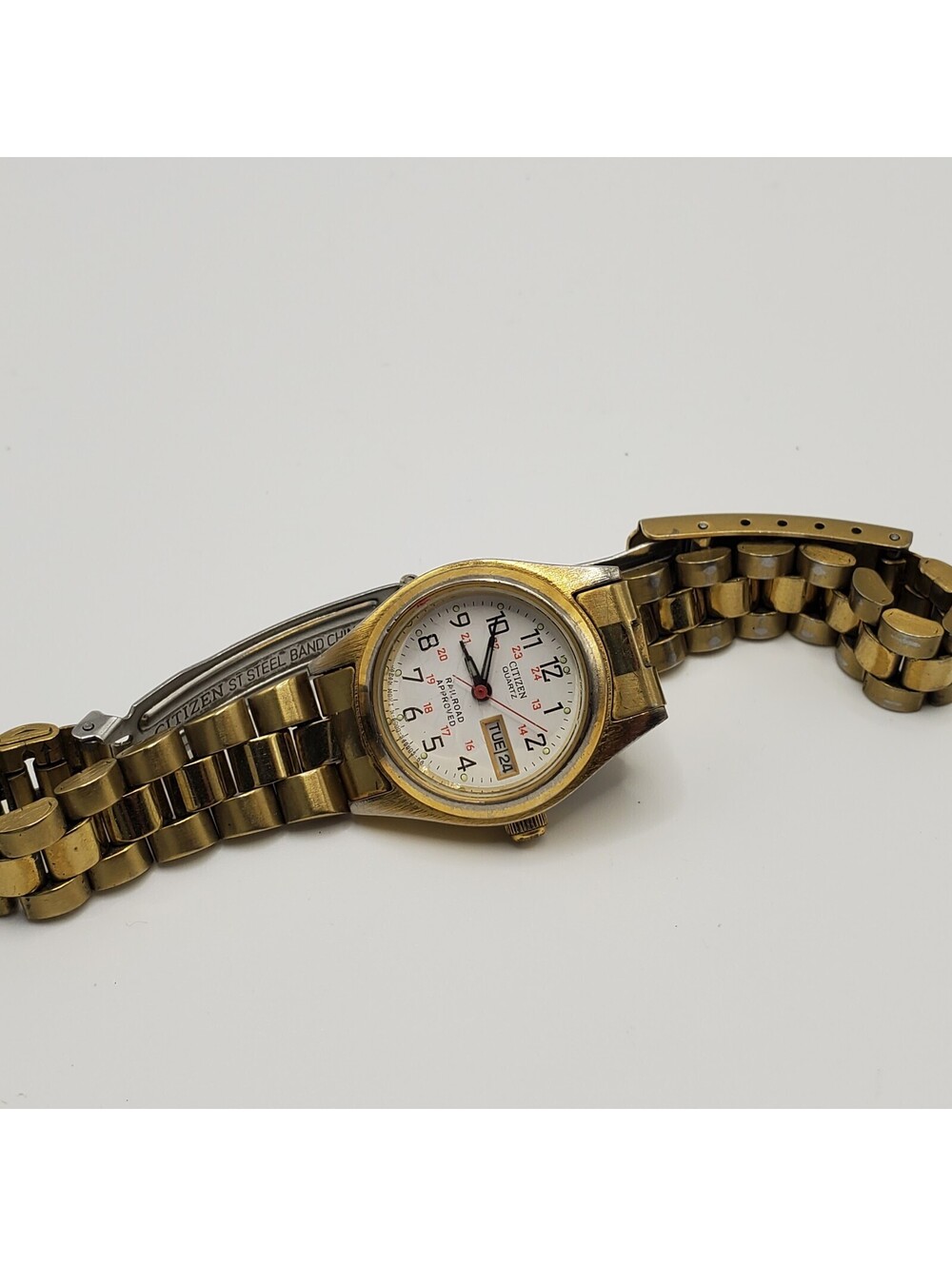 Citizen Railroad Approved Watch Womens 24mm For Parts Or Repair